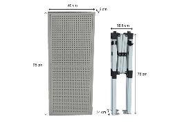Table Comptoir Pliant Plateau Acier 1m X 40cm