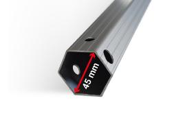Tente Pliante bâche 320g/m² tube 45mm ALU 4X4M