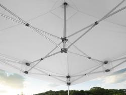 Tente Pliante bâche 320g/m² tube 45mm ALU 4X4M