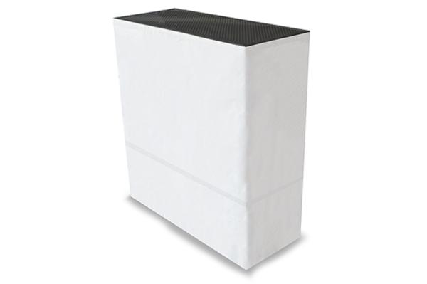 Table Comptoir Pliant Plateau Acier 1m X 40cm avec Jupe Blanche