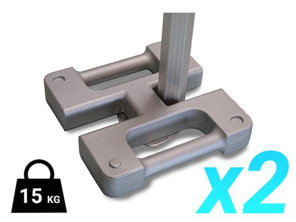 Poids de lestage 15kg (lot de 2)