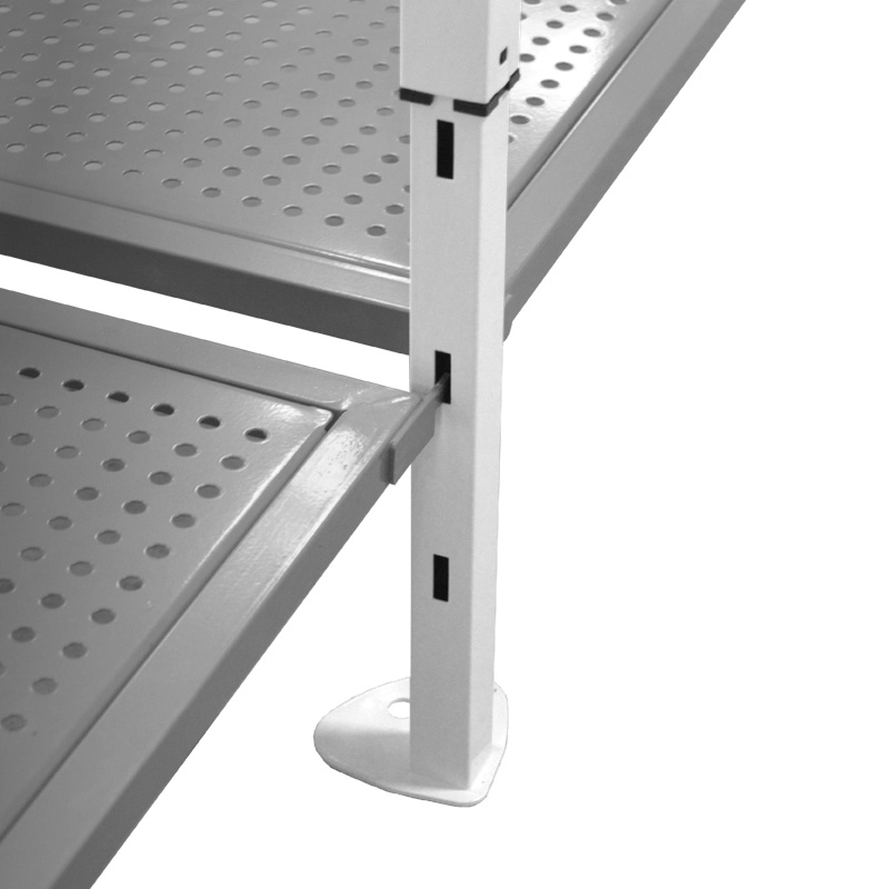 Lot de plateaux bas pour comptoir acier 70 cm