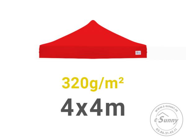 Bâche de toit 320g/m² rechange pour barnum pliant 4x4