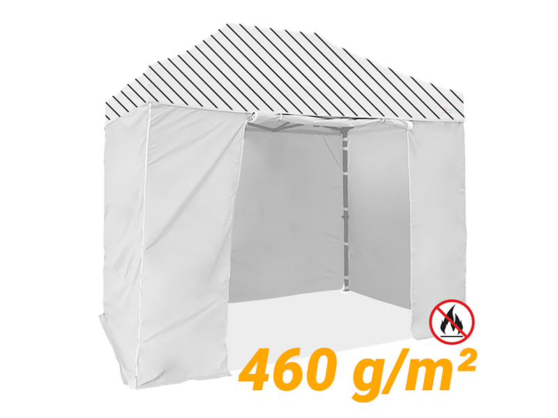 Pack Latéral 4 cotés 2x3m 460g/m² | 1 porte/3 pleines