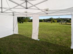 4 bâches latérales 520g/m² PVC 4x6m | 1 Coté avec Portes + 3 Pleines 