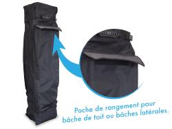 Tente Pliante PRO ALU 45mm PREMIUM 4x4M + Pack Latéral avec fermeture
