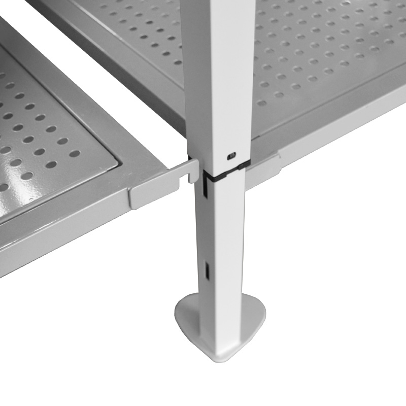 Lot de plateaux bas pour comptoir acier 70 cm