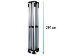 Tente Pliante PRO ALU 45mm PREMIUM 4x4M + Pack Latéral avec fermeture