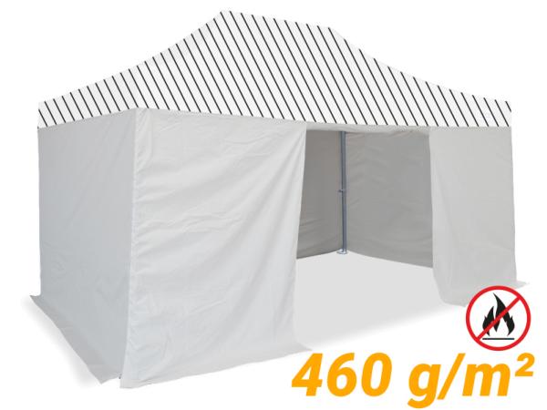 Pack Latéral 4 cotés 3x4.5m 460g/m² | 3 pleines + 1 porte