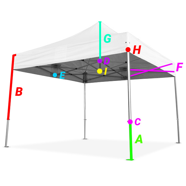 Pièces détachées pour Barnum Pliant ALU 55mm
