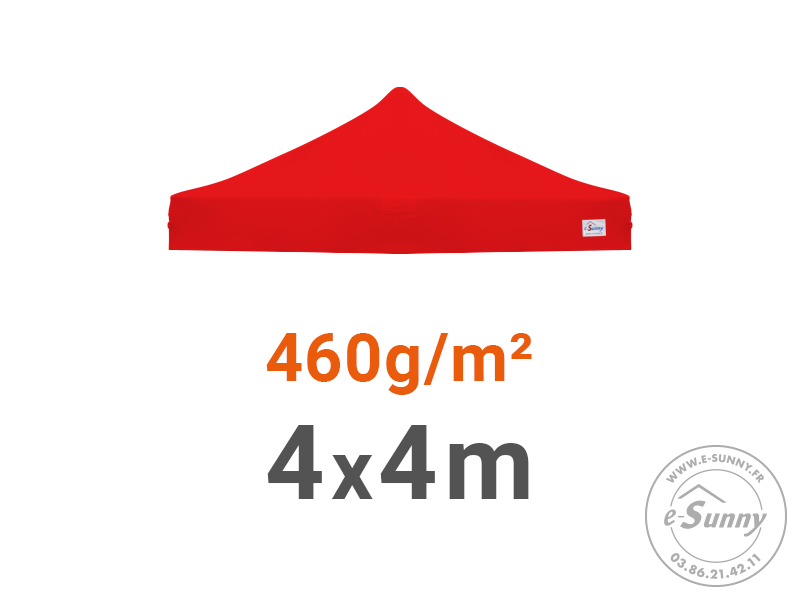 Bâche de toit 460g/m² rechange pour barnum pliant 4x4