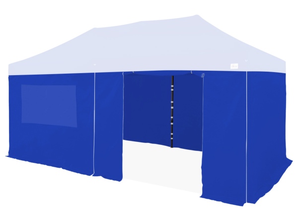 Pack 4 bâches latérales 250g/m² PVC enduit 3x6m 