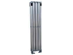 Tente Pliante Aluminium 55mm - 4x6m + Pack latéral avec fermeture