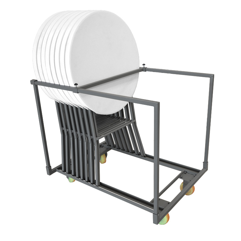 Chariot pour tables mange debout