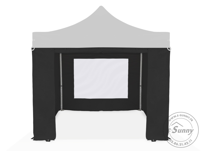 4 bâches latérales 520g/m² PVC 3x3m| 1 Porte + 1 Fenêtre + 2 Pleines