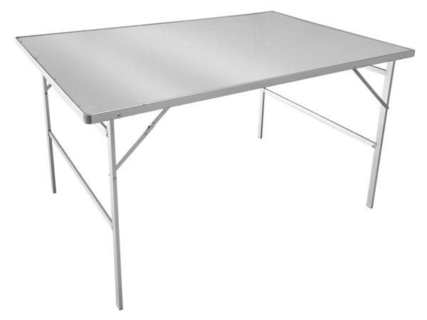 Table aluminium plate avec plateau en alu 150cmx100cm