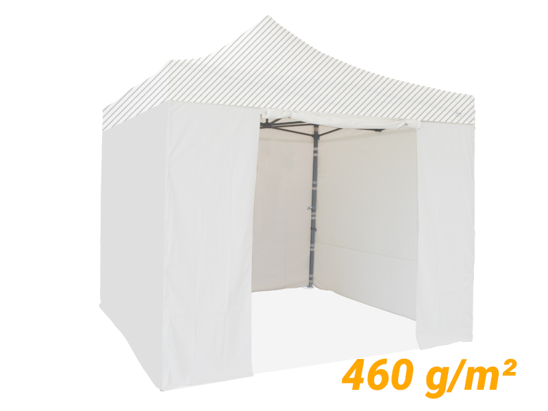 Pack Latéral 4 cotés 4x4m 460g/m² | 1 porte/3 pleines