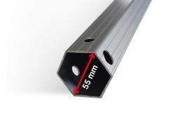 Tente Pliante Aluminium 55mm 4x8m PVC 520g/m²